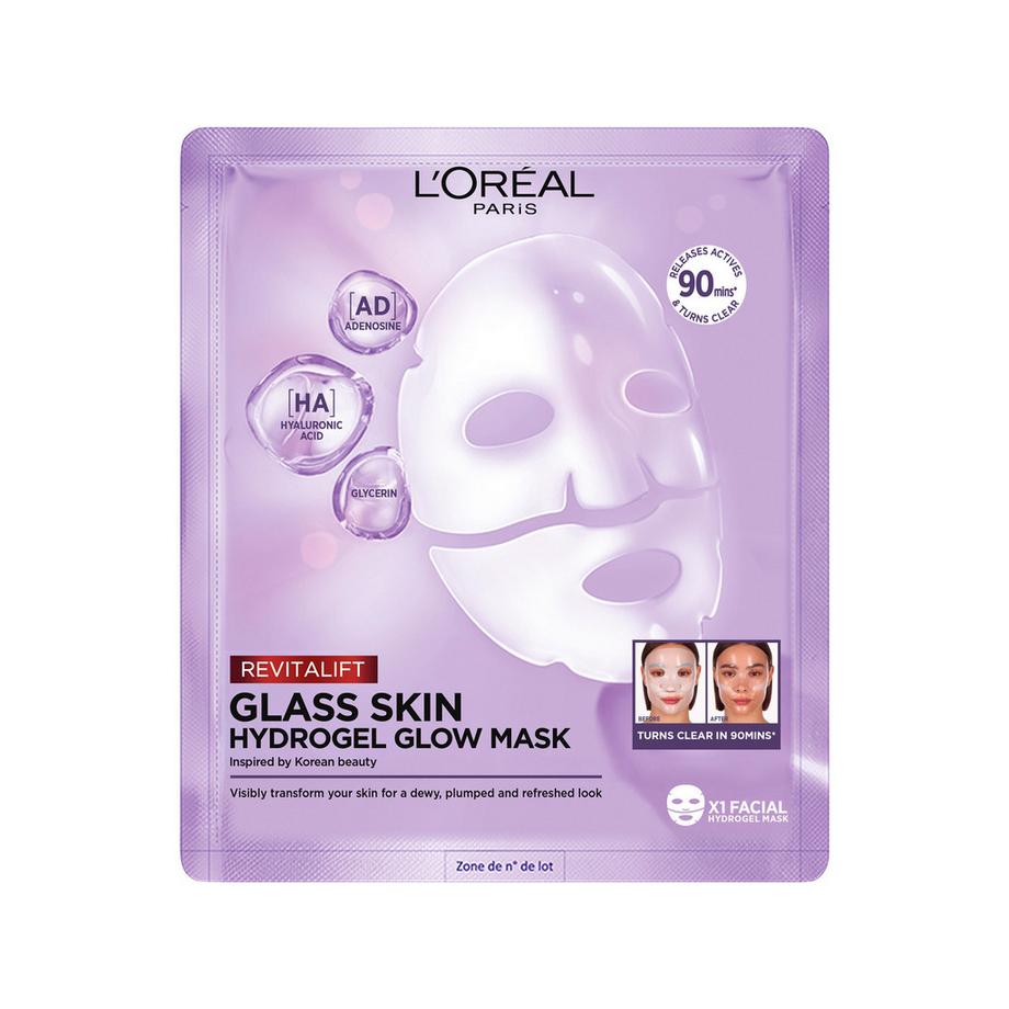 L'Oréal Revitalift Filler Glass Skin Mask 1pk