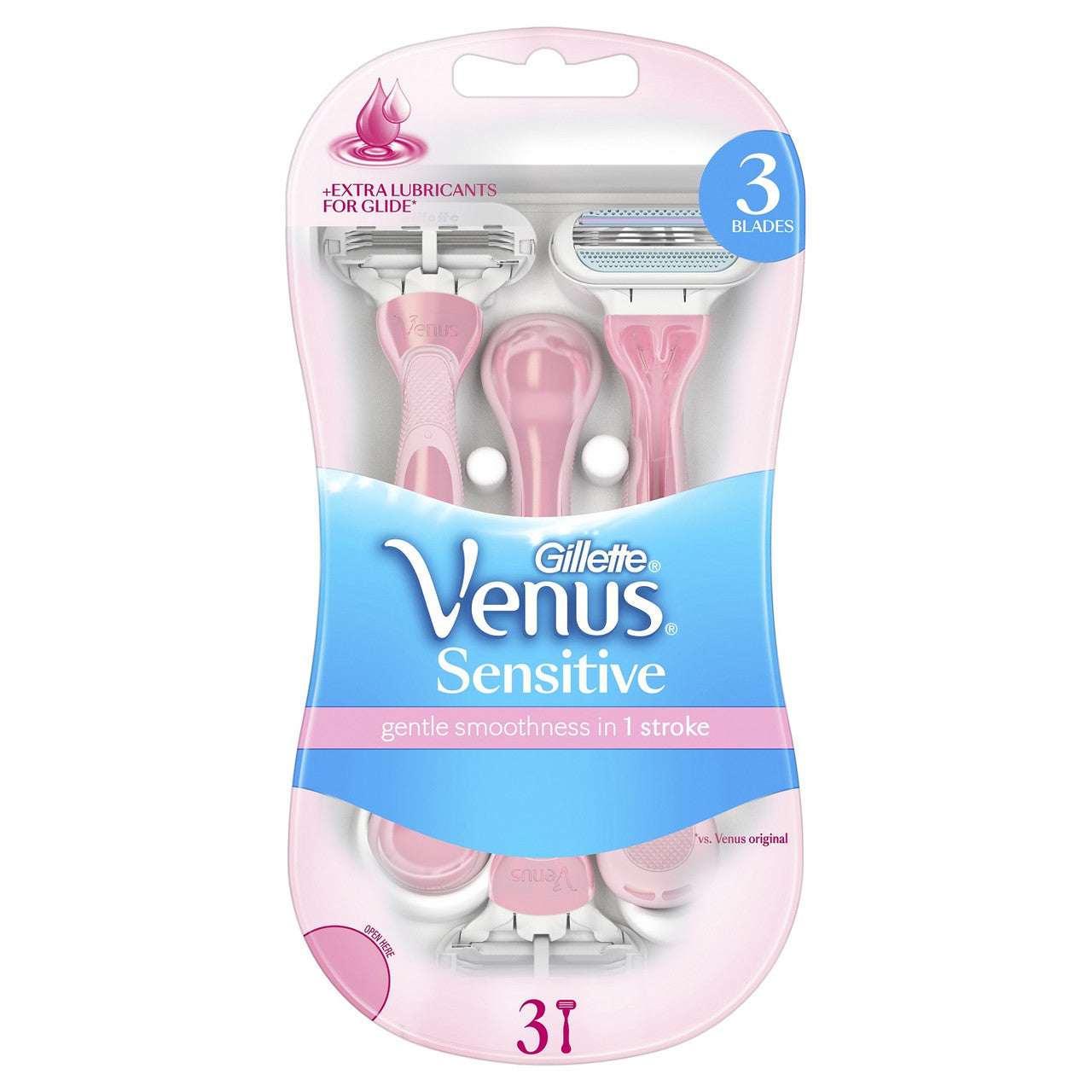 Gillette Venus Sensitive Womens Razor 3Pack