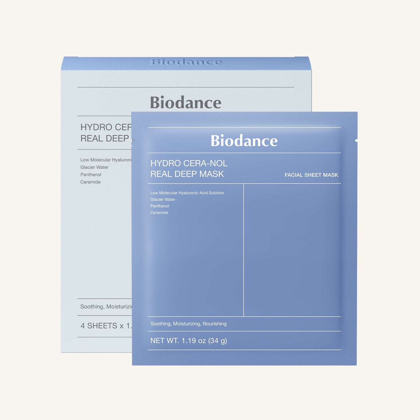 Biodance Hydro Cera-nol Real Deep Mask 4 Pack