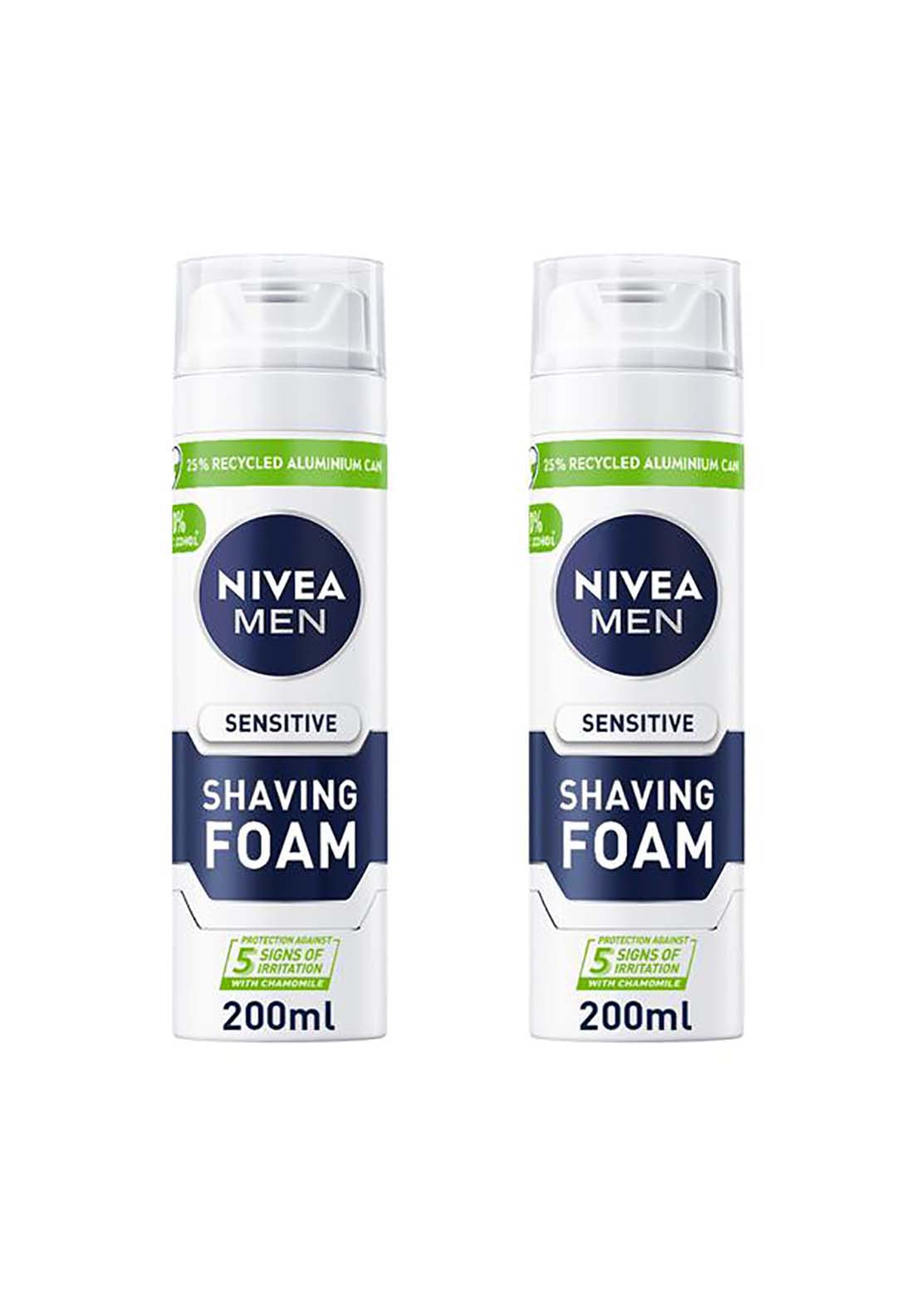 Nivea Men Sensitive Shaving Foam Twinpack