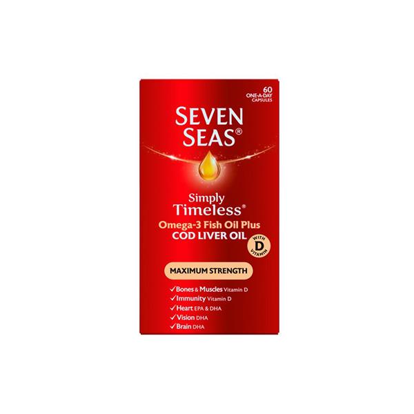 Seven Seas Pure Cod Liver Oil Maximum Strength