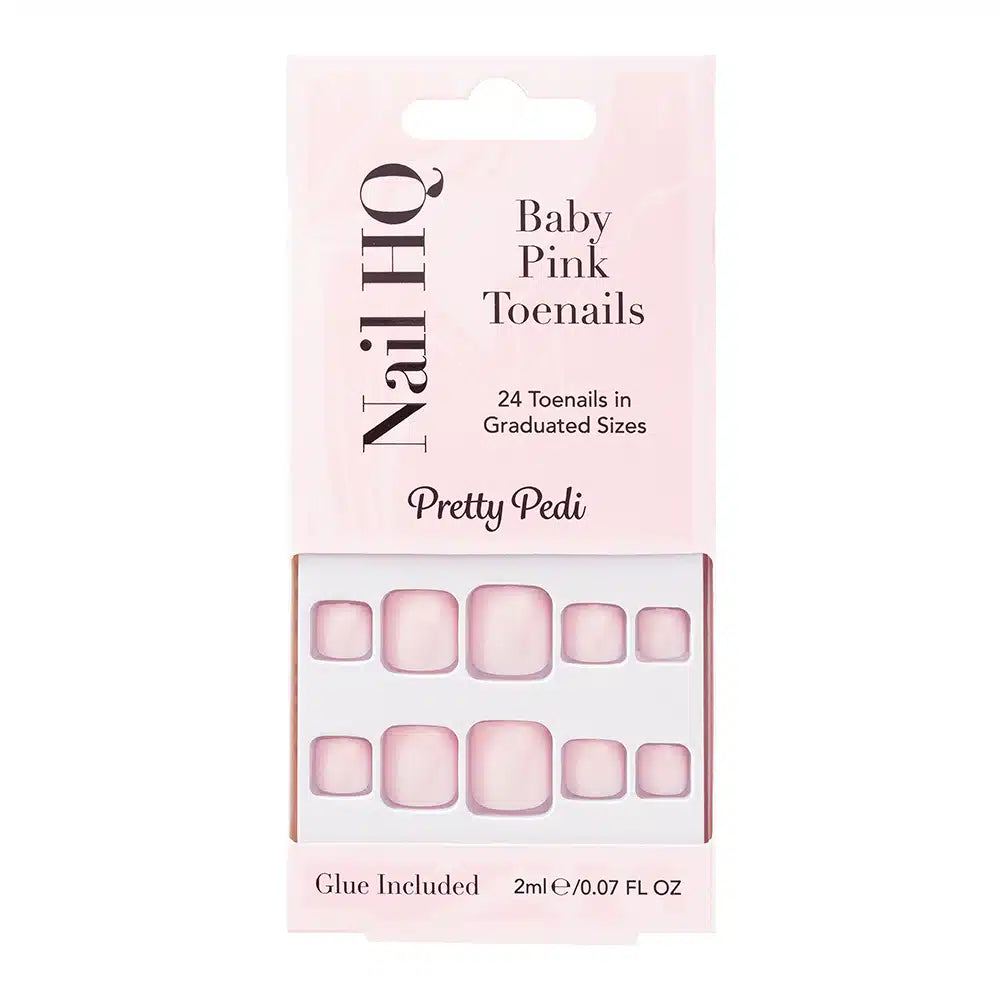 Nail HQ Faux Toenails Baby Pink