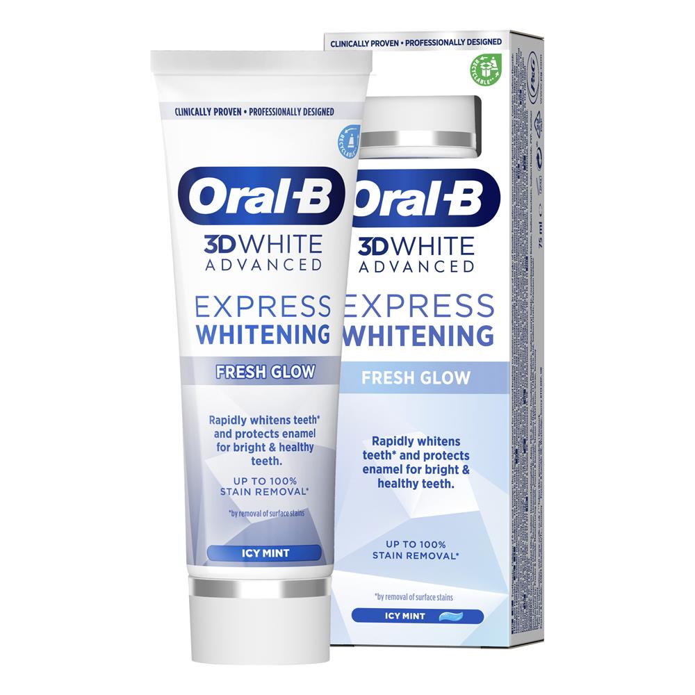Oral-B 3D White Express Whitening Fresh Glow Toothpaste