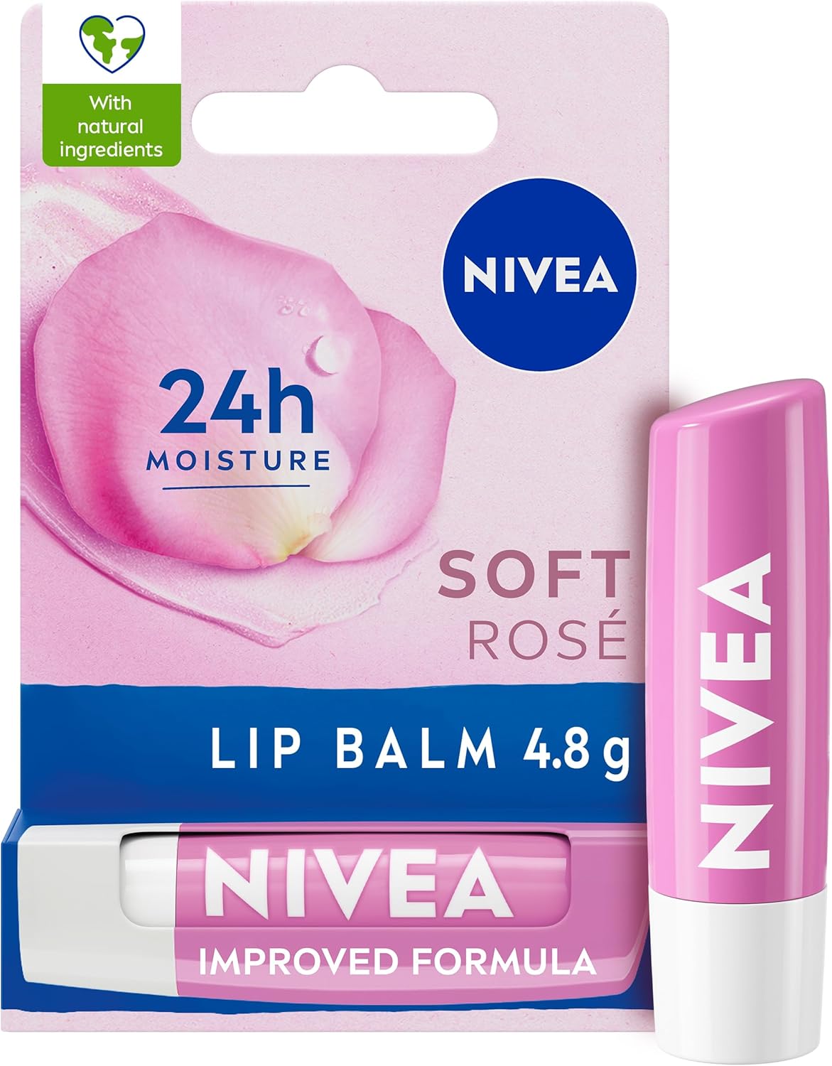 Nivea Soft Rose Lip Balm 4.8g