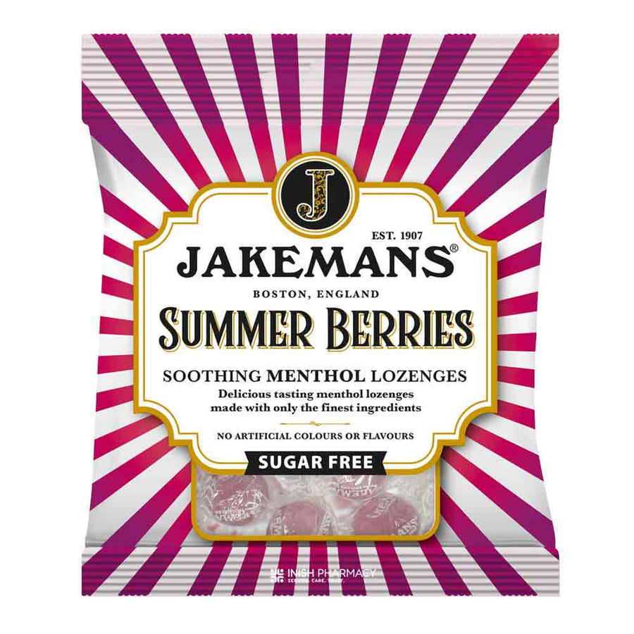 Jakemans Summer Berries sugar Free Lozenges 50g