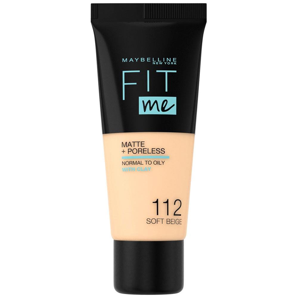 Maybelline Fit Me Matte & Poreless Foundation 112 Soft Beige