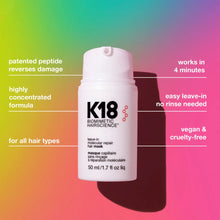 Load image into Gallery viewer, K18 Leave In Molecular Repair Hair Mask 50ml