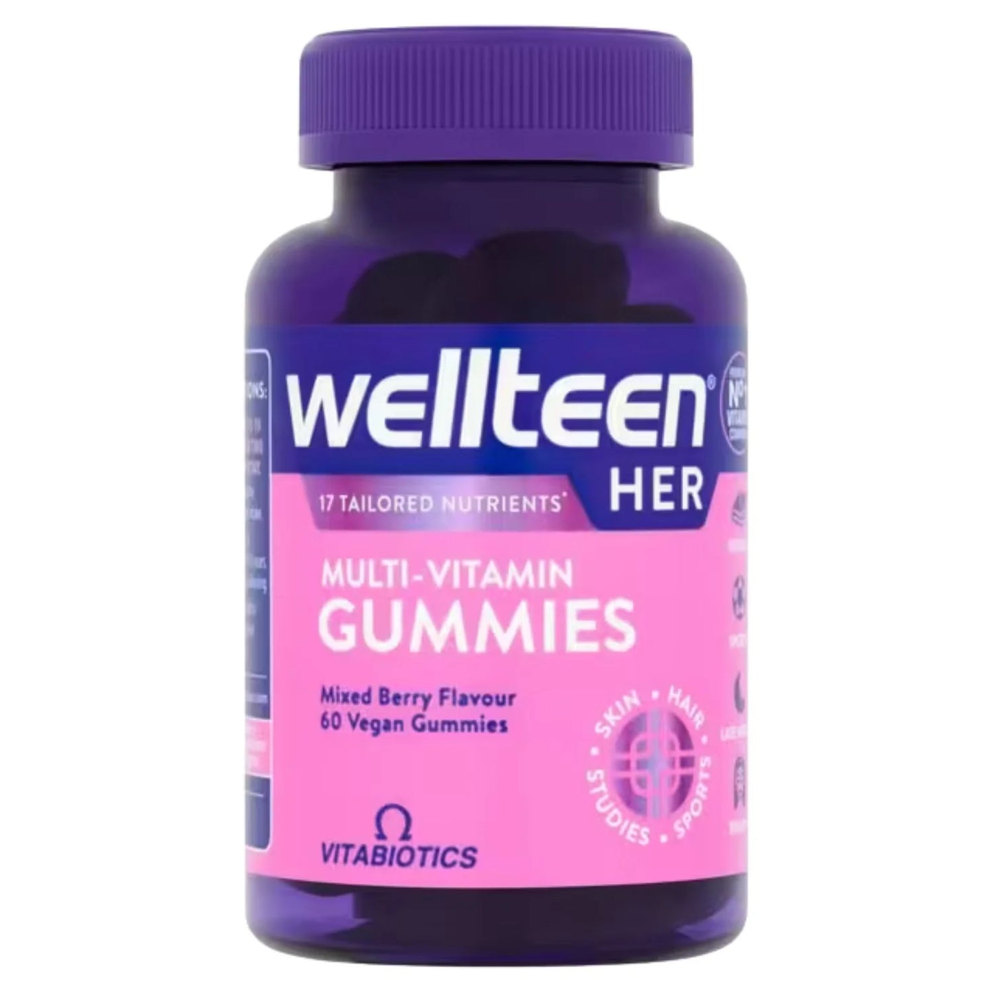 Vitabiotics Wellteen Her Gummies Mixed Berry 60pk