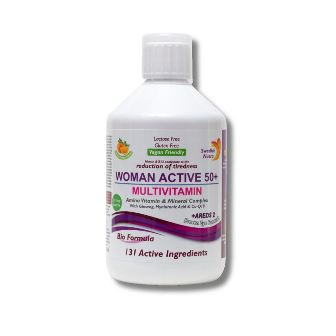 Swedish Nutra Woman Active 50 Plus Multivitamin 500ml