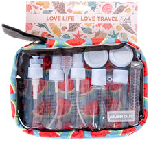 Load image into Gallery viewer, Calco Travel Wash Bag Set 10pce Watermelon Design