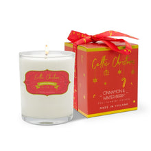 Load image into Gallery viewer, Celtic Candles Cinnamon & Winter Berries 20cl Tumbler Candle