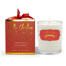Load image into Gallery viewer, Celtic Candles Cinnamon & Winter Berries 20cl Tumbler Candle