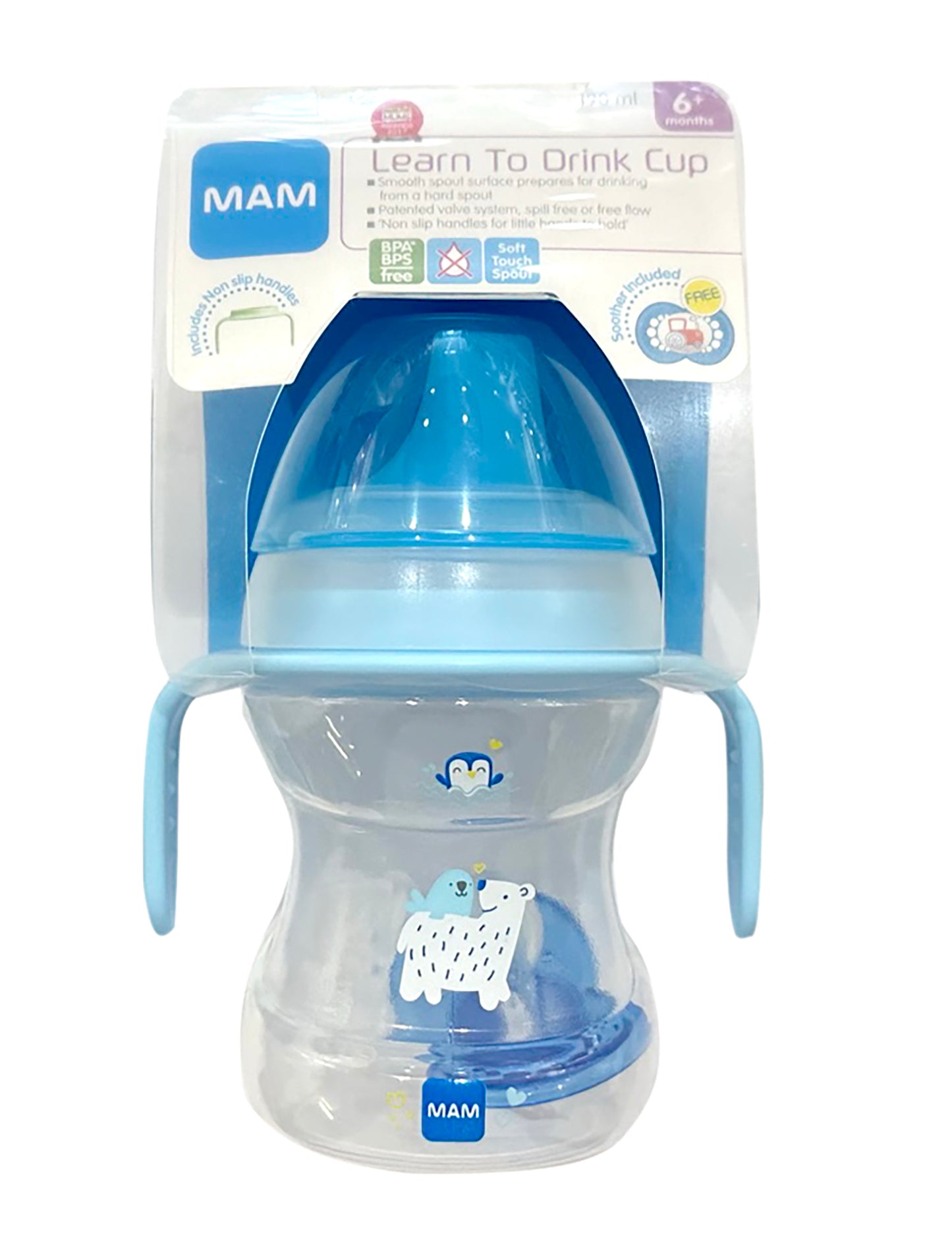 MAM Learn to Drink Cup Blue