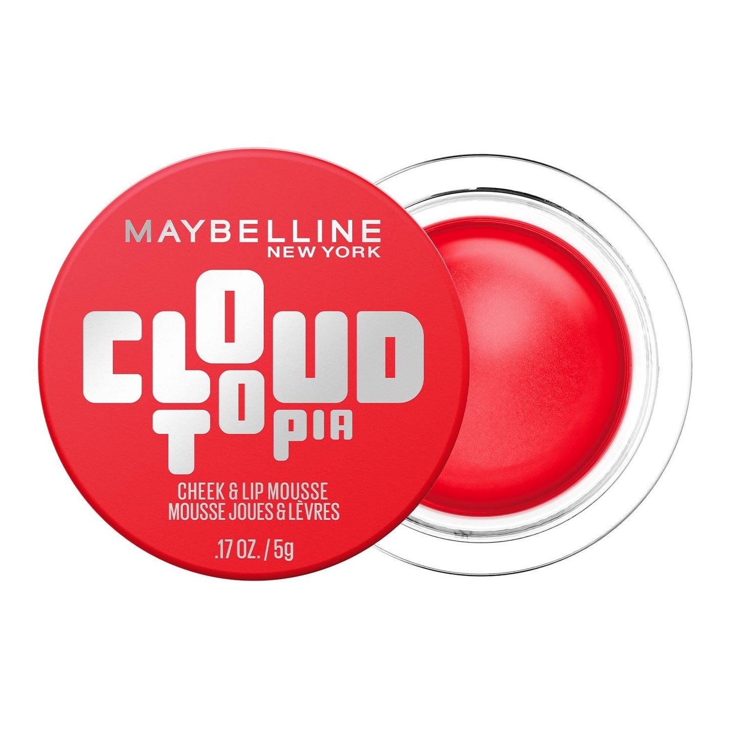 Maybelline Cloudtopia Cheek & Lip Mousse Blush 03 Divine Crimson