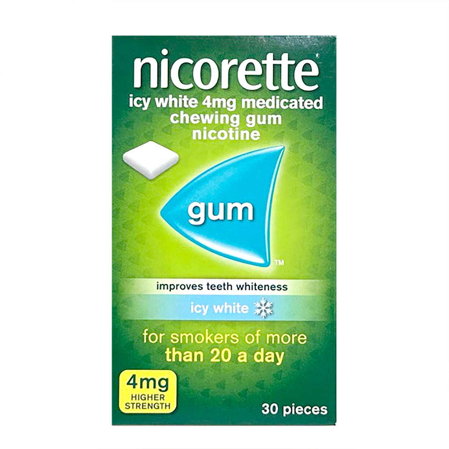 Nicorette 4mg Icy White 30 Pack