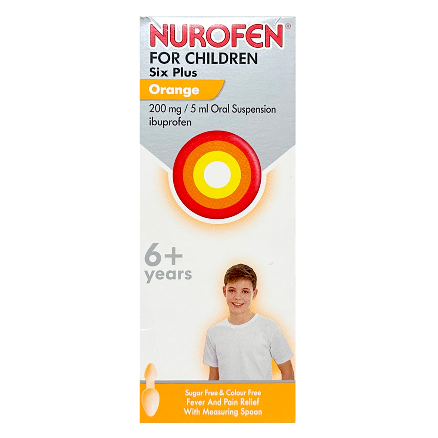 Nurofen for Children Orange 6+ 200ml with Spoon