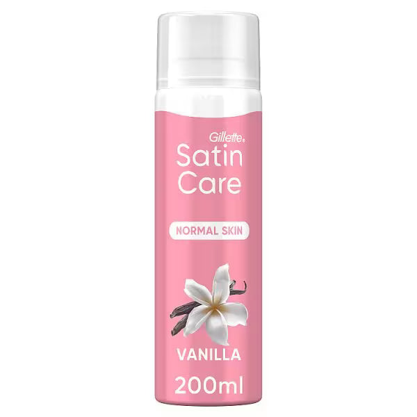 Gillette Satin Care Shave Gel Vanilla Scent 200ml