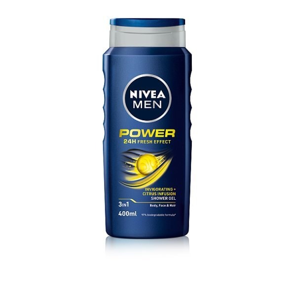 Nivea Men Shower Gel Power Fresh 400ml