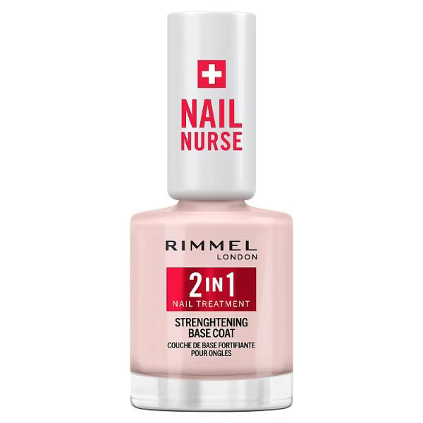 Rimmel Nail Nurse 2in1 Base Coat & Strengthener 12ml