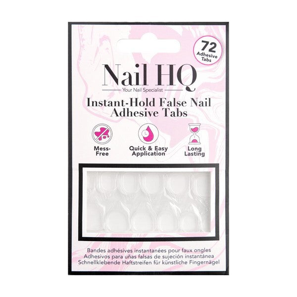 Nail HQ Instant-Hold False Nail Adhesive Tabs 72pk