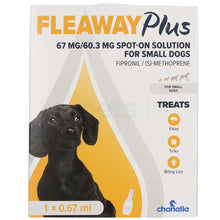 Load image into Gallery viewer, FleawayPlus Spot-on Solution Small Dog