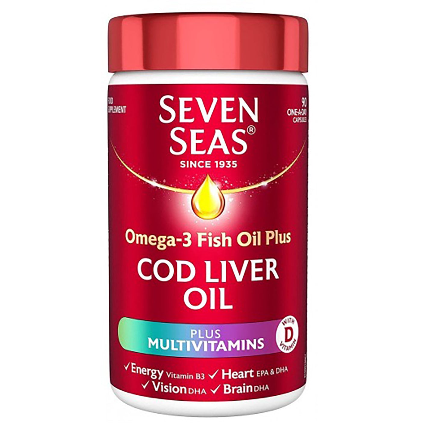 Seven Seas Cod Liver Oil Plus Multivitamins 90