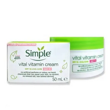 Load image into Gallery viewer, Simple Vitamin Cream SPF15 50ml