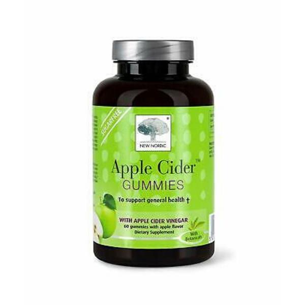 New Nordic Apple Cider Gummies 60pk