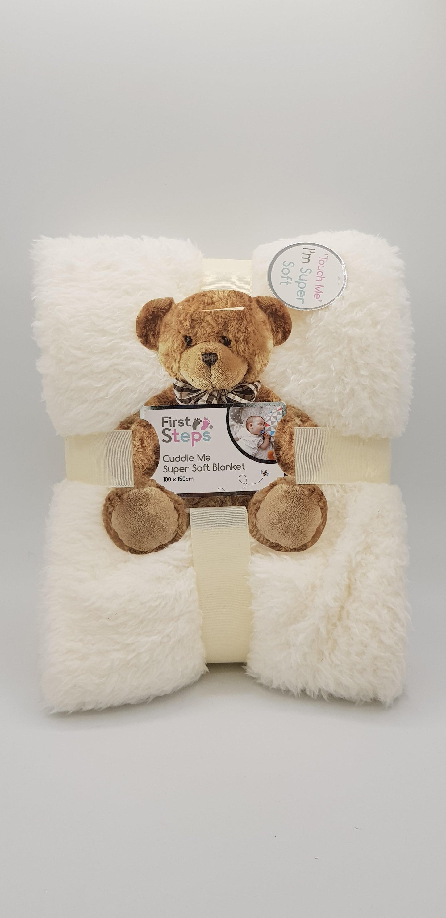Baby Blanket 100cm x 150 cm First Steps Cuddle Me