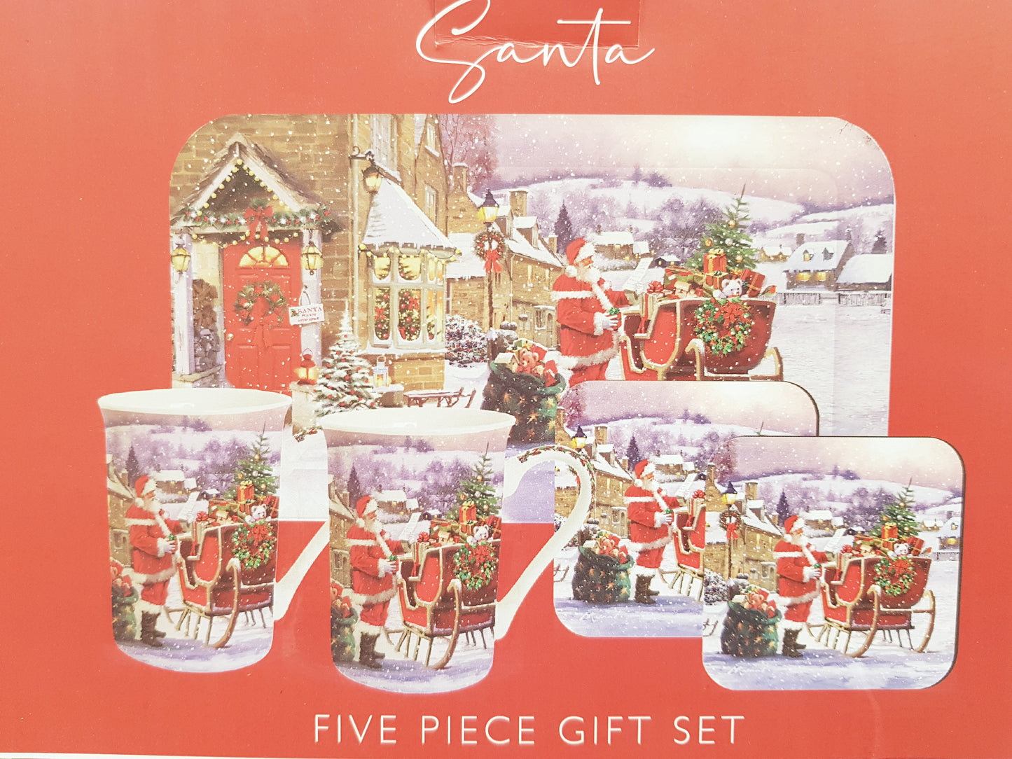 SANTA FIVE PIECE GIFT SET