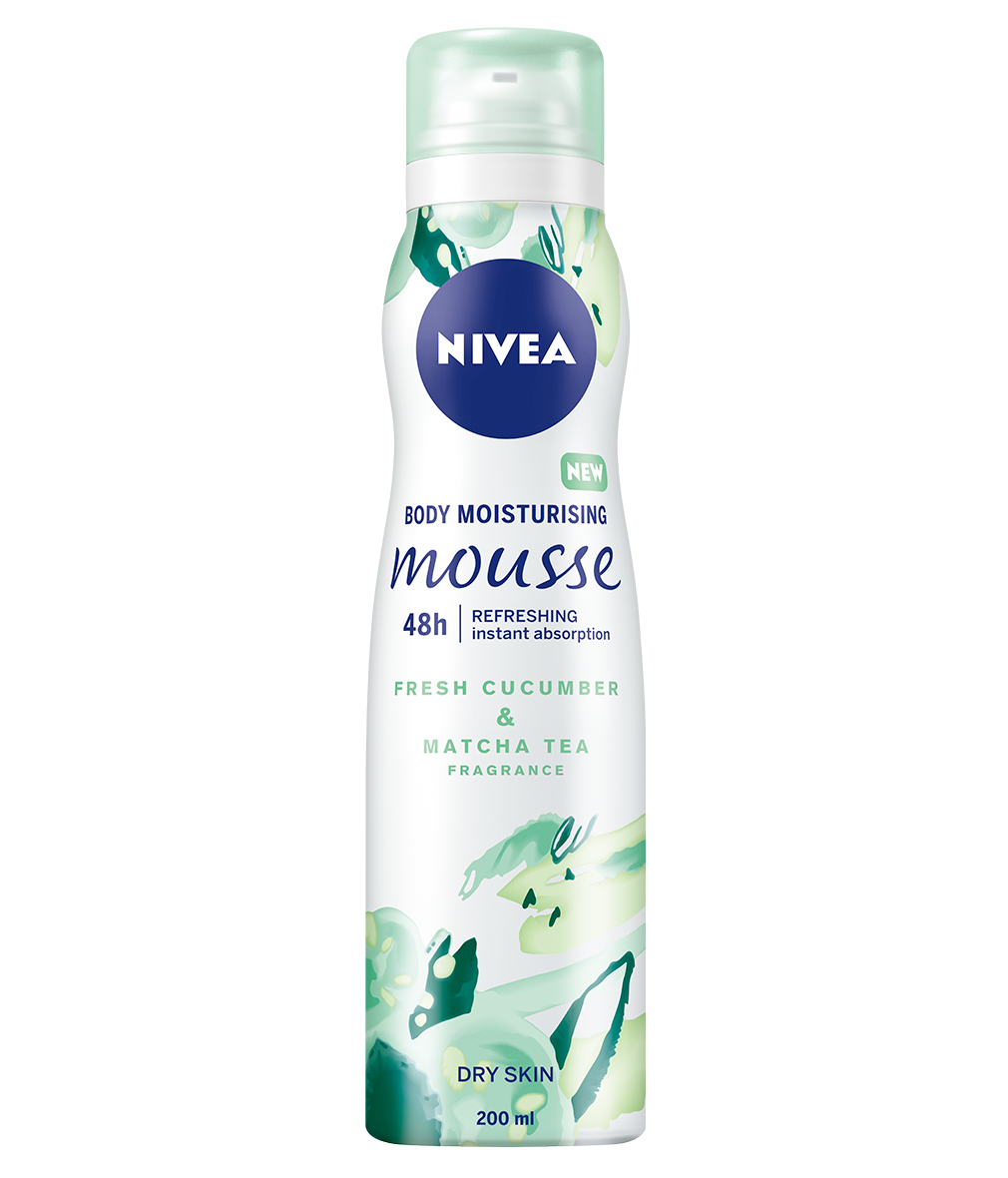 Nivea Fresh Cucumber & Matcha Tea Body Mousse