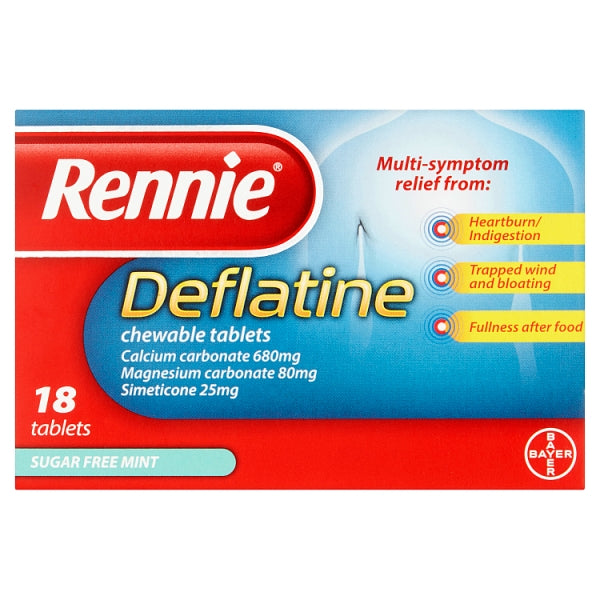Rennie Deflatine - 18 Piece