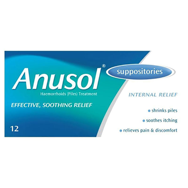 Anusol Suppositories 12pk