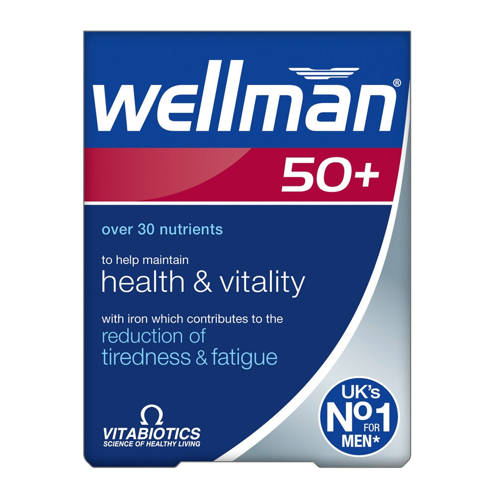Vitabiotics Wellman 50+ Tablets 30pk