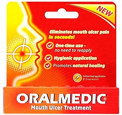 Oralmedic Mouth Ulcer Treatment 2pk