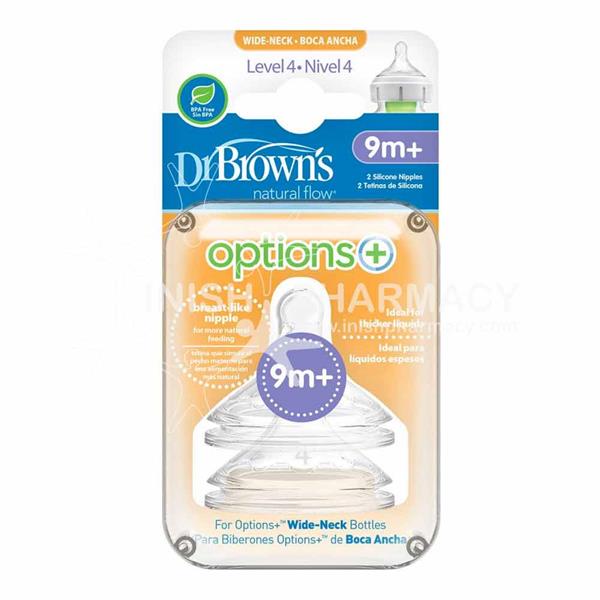 Dr Brown's Options Teats (Level 4)