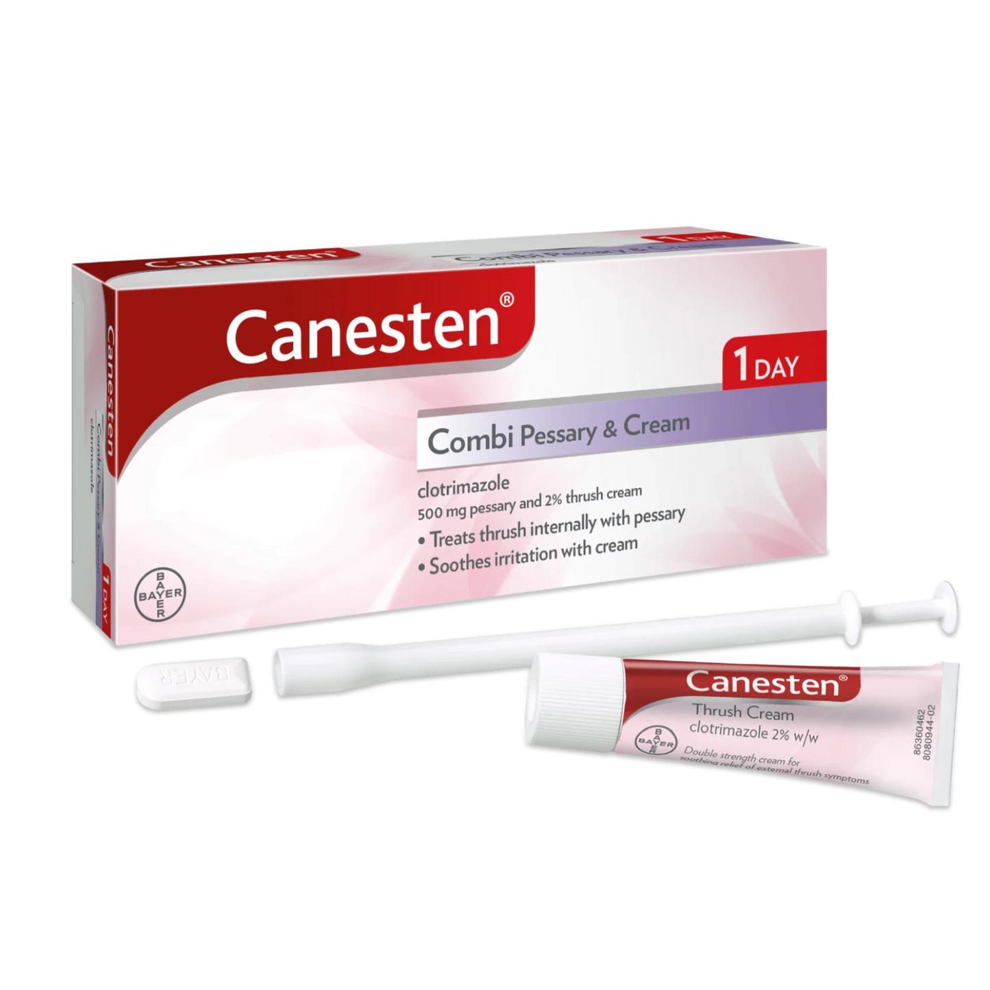 Canesten Thrush Combi 500mg Pessary & 2% External Cream