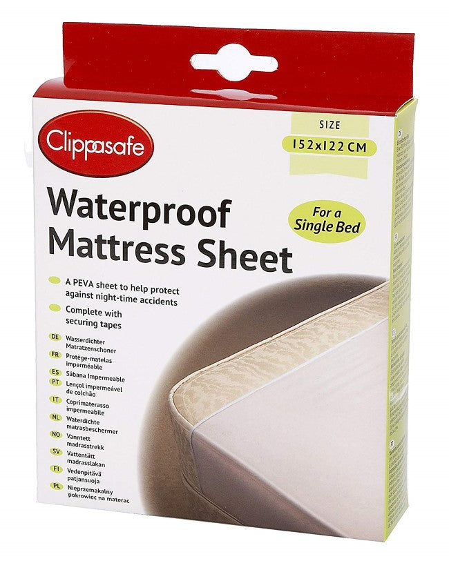 Clippasafe Waterproof Mattress Sheet
