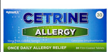 Load image into Gallery viewer, Cetrine Allergy 10mg Tablets