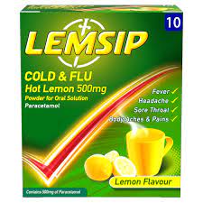 Lemsip Cold & Flu Sachet Lemon Flavour
