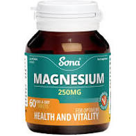 Sona Magnesium 250Mg 60 Tabs