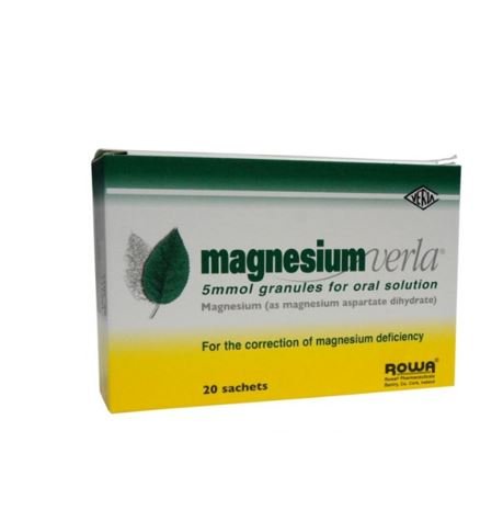 Magnesium Verla granules for Oral Solution 20 Sachets