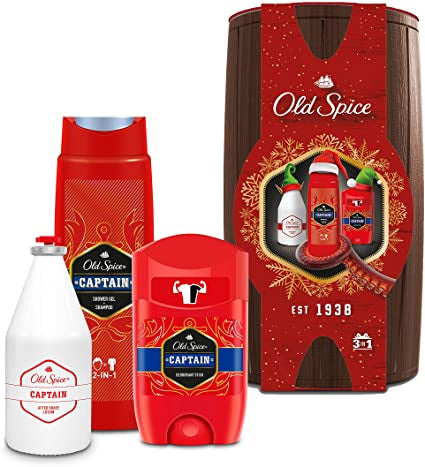 OLD SPICE BARREL GIFT SET