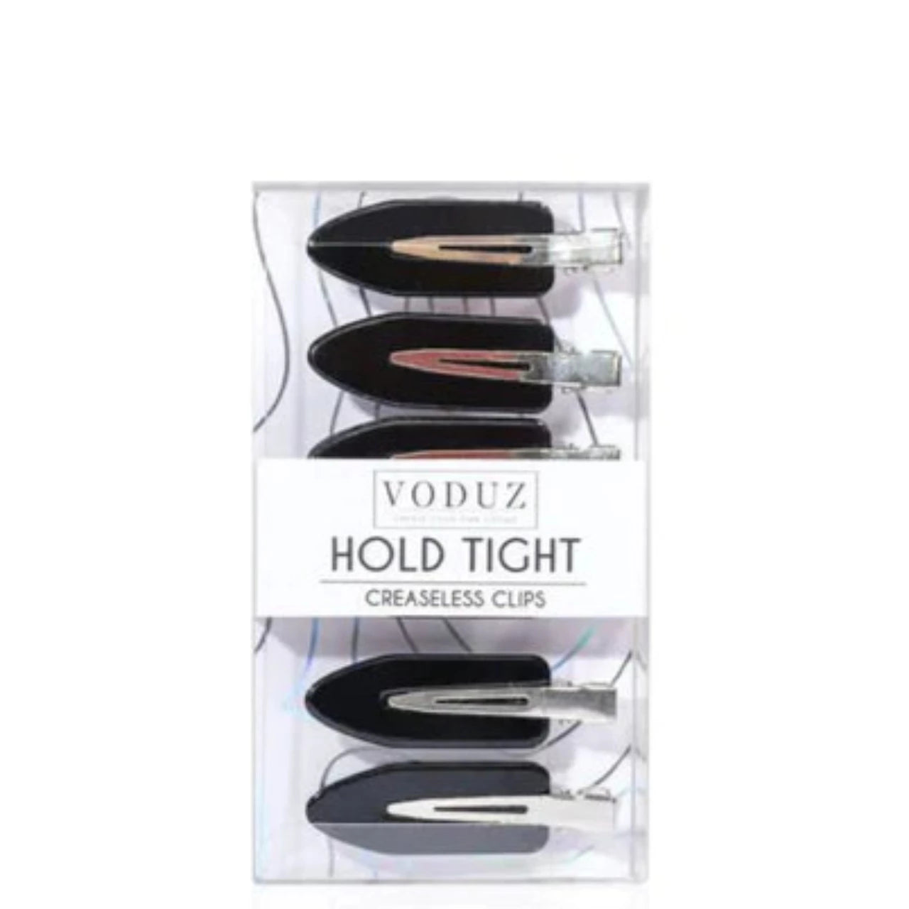 Voduz Hold Tight Black Creaseless Clips 6 Pack