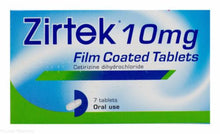Load image into Gallery viewer, Zirtek Allergy Relief Tablets