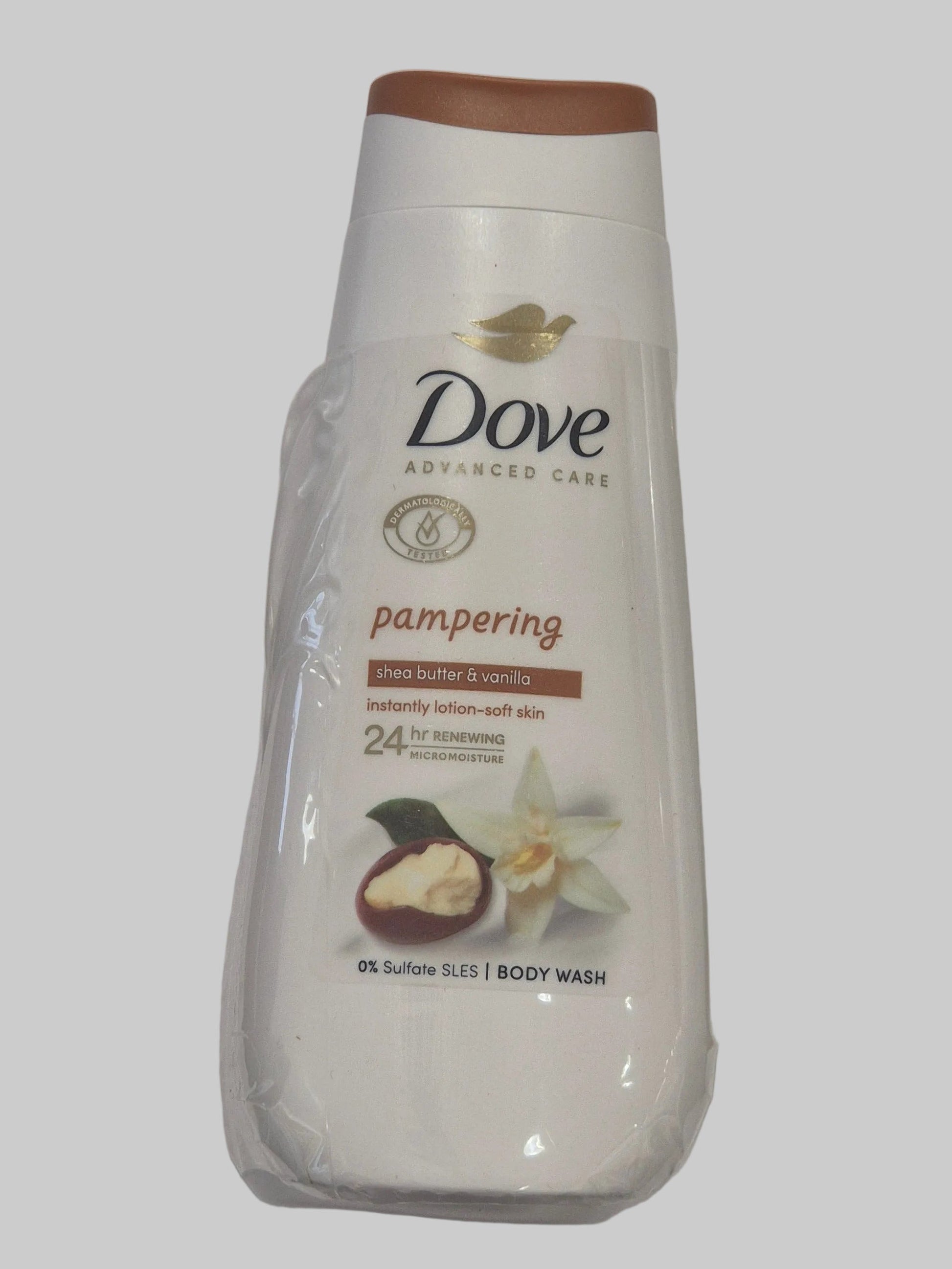 Dove Body Wash Pampering bottle