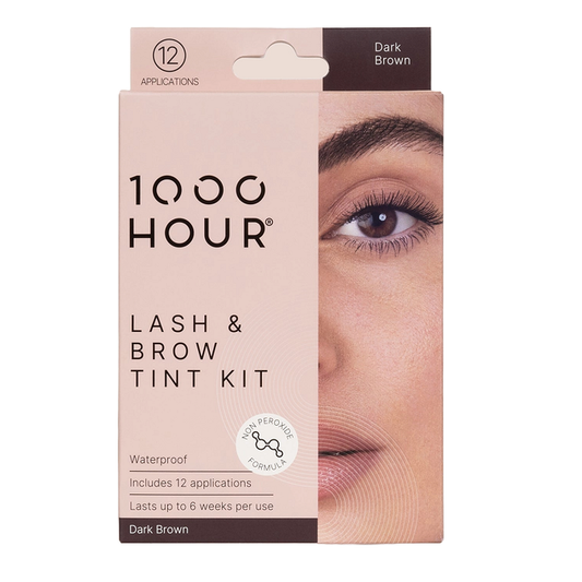 1000 Hour Lash & Brow Tint Kit Dark Brown 15ml
