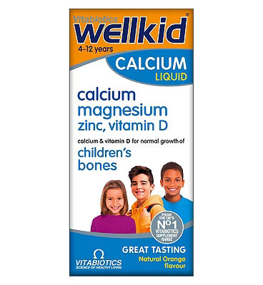 Vitabiotics Wellkid Calcium Liquid 150ml