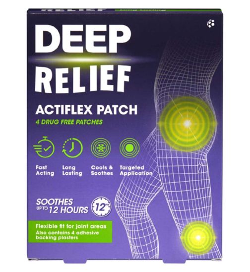 Deep Relief Actiflex Patch 4pc