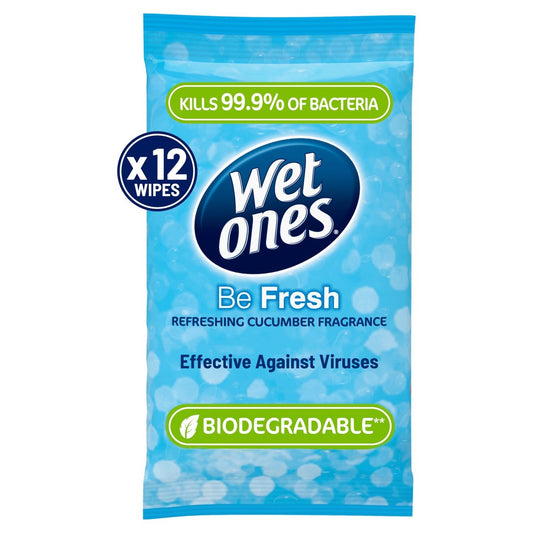 Wet Ones Be Fresh Wipes 12pk